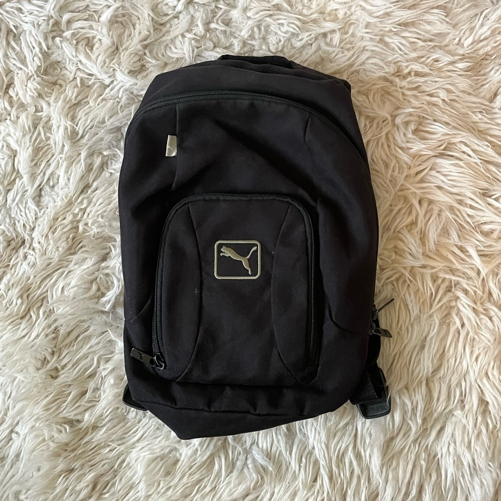 Puma Black Mini Backpack